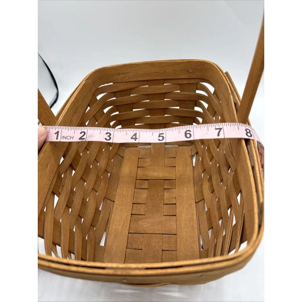Vintage Longaberger Dresden Basket Swing Handle Small 8x10.